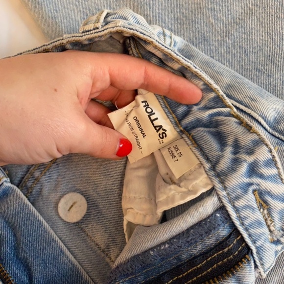 Rollas high rise straight jeans - Picture 4 of 6